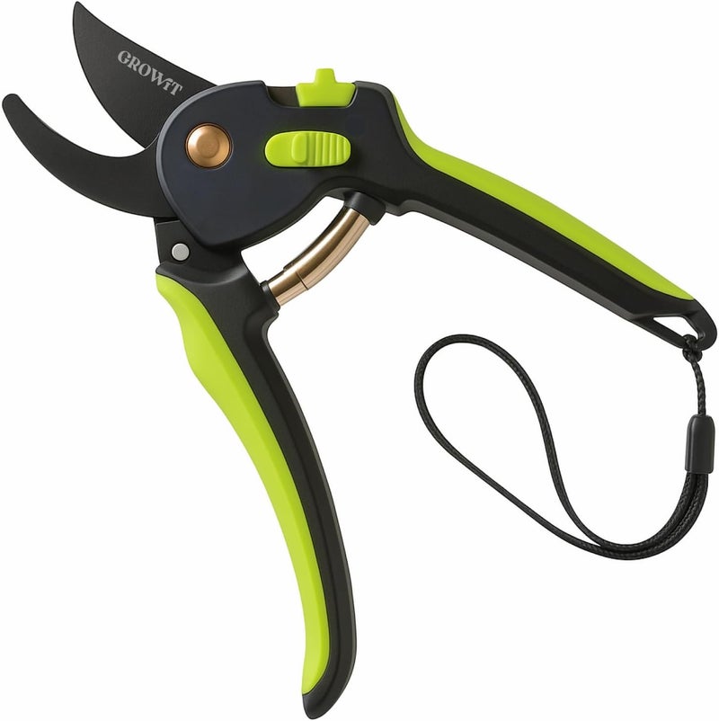 Craft911 Ultra Sharp Pruning Shears Hedge Clipper – Cuts 3X Easier, Dual-Size Opening, Weak Hand Arthritis Clippers, Rust-Resistant Pruner, Effortlessly Cuts - Image 1